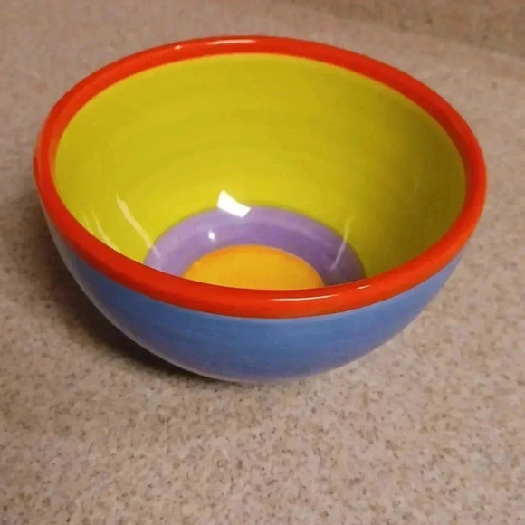 💙🌹one colorful soup bowl - Picture 1 of 4